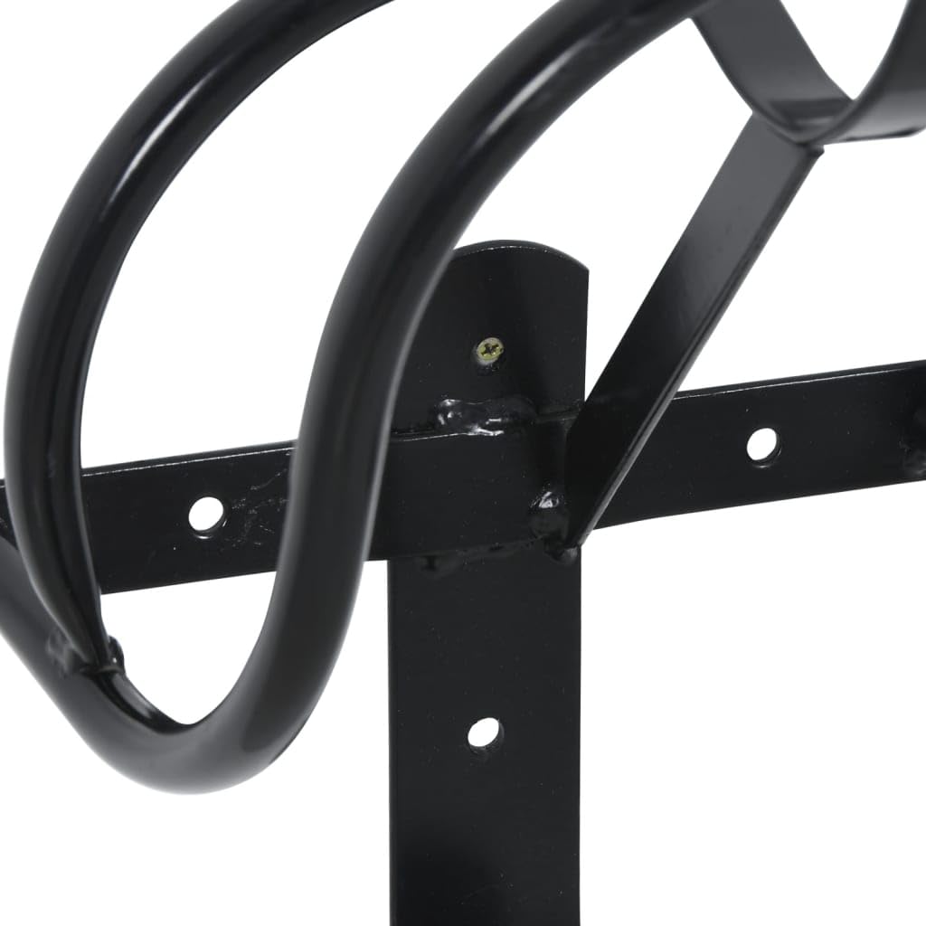 Supporto per briciole da parete in ferro verniciato a polvere nero, 23 x 17,5 x 29 cm, per sella, bricce, cavezza, redini e attrezzi per la pulizia, ordine per stalla e fienile