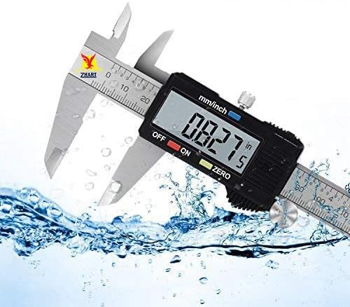 zhart Digital Vernier Caliper wIth Display, Get Precision Fractional Measurements In Inch