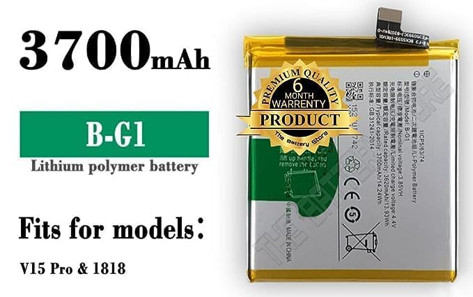 Image of THE BATTERY STORE Original B-G1 Battery for Vivo V15 Pro / 1818 PD1832F EXo Battery with 6 Month Warranty **** (Q159)