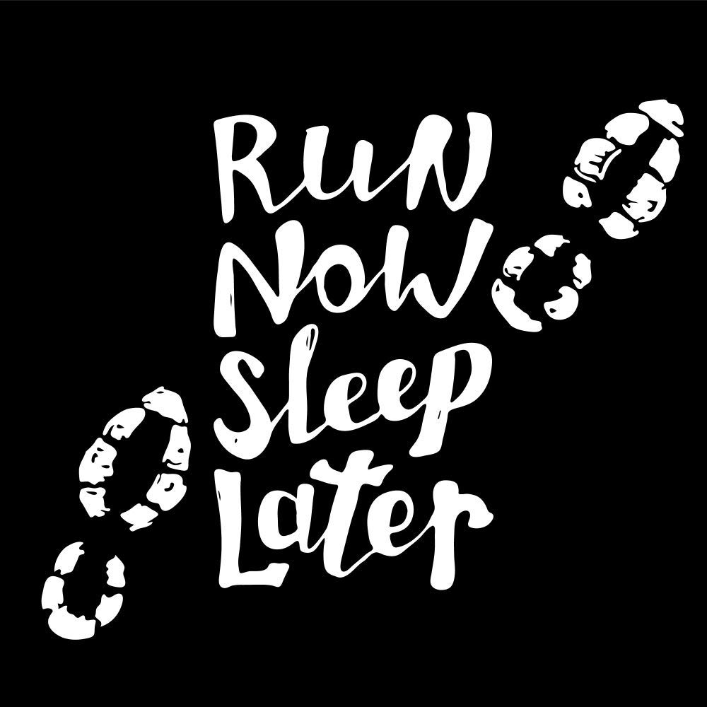 5 Ace run now sleep later Poster Sticker|Inspirational poster|Motivational |Poster about life|Poster for living room,bed room,home,gym,office|self adesive poster