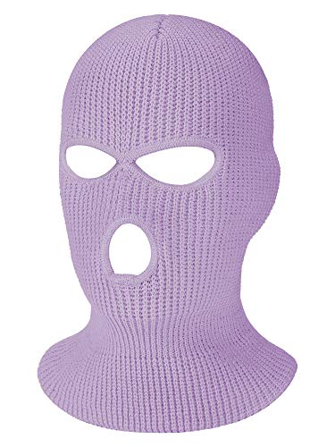 SATINIOR 3 Holes Full Face Cover Outdoor Balaclava Knitted Neck Gaiter Ski Mask for Sports Cycling...