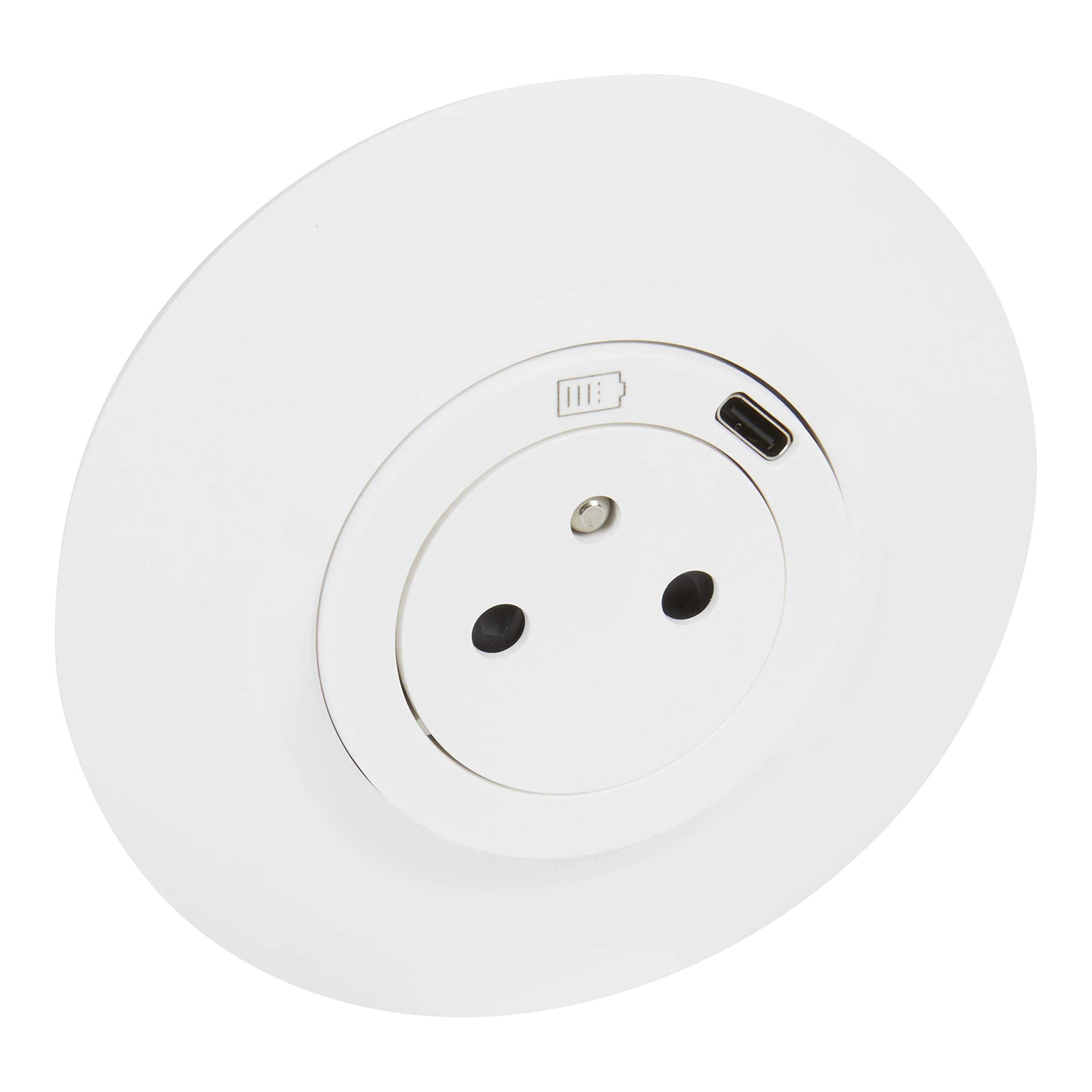 Legrand - Prise de courant surface 2P+T standard FB avec chargeur USB type C Complet . Dooxie, Blanc