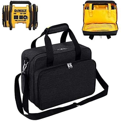 Case Compatible with DEWALT Tire Inflator (DCC020IB), Storage Bag for Car Tire Inflators, Air Compressor Portable Storage Travel Bag Car Air Pump Storage Holder (Bag Only) Cover