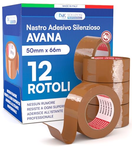 Nastro Traslochi Nastro Di Carta Eco Per Imballaggi - 12 Rotoli Da