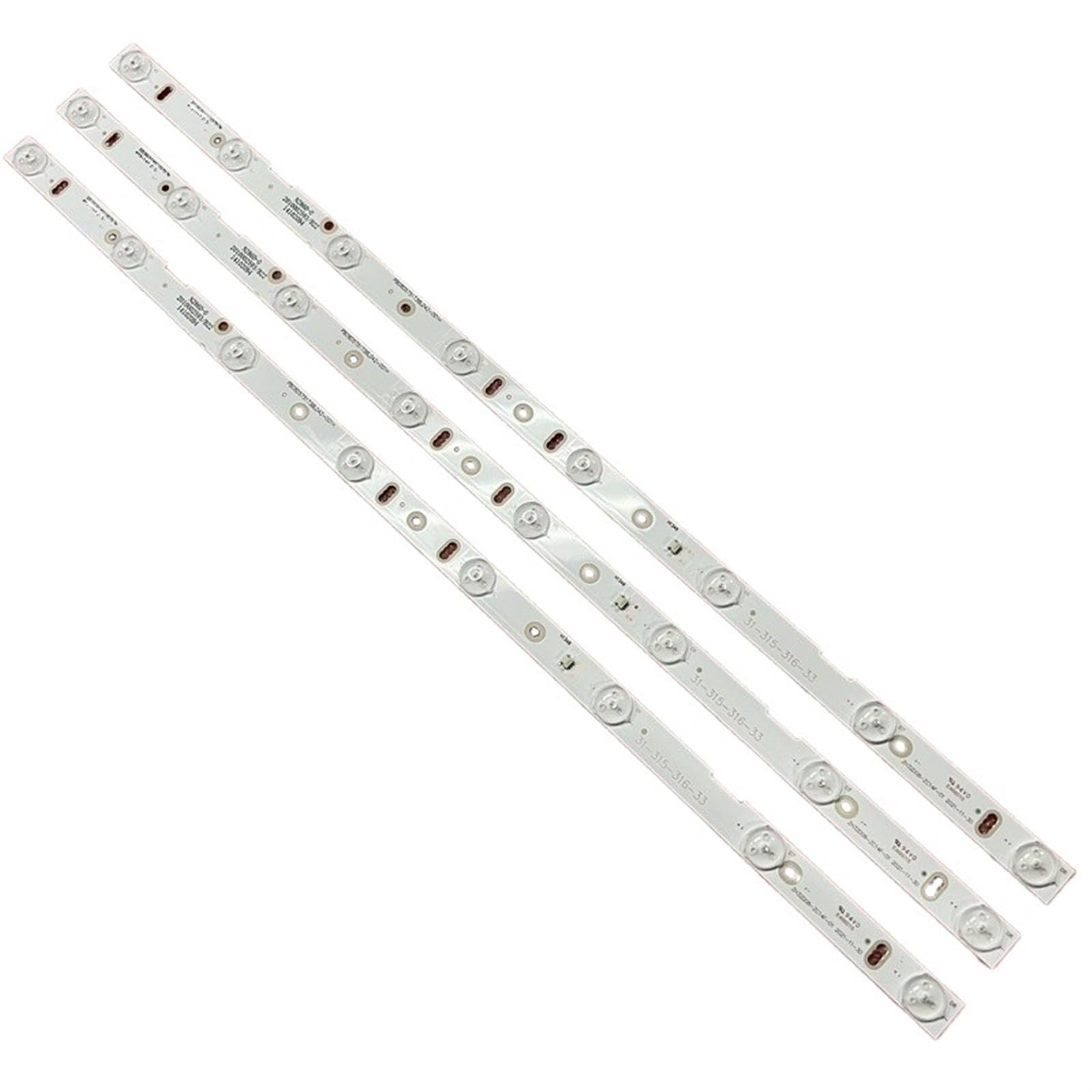 Strisce di retroilluminazione a LED 8LED compatibili for TV 32W2353RB 32E2533DG 32E2553DG U320DH01 TV V32B5000EH MX315D08 ZH32D08-ZC14F-01(30pcs for 10 TV)