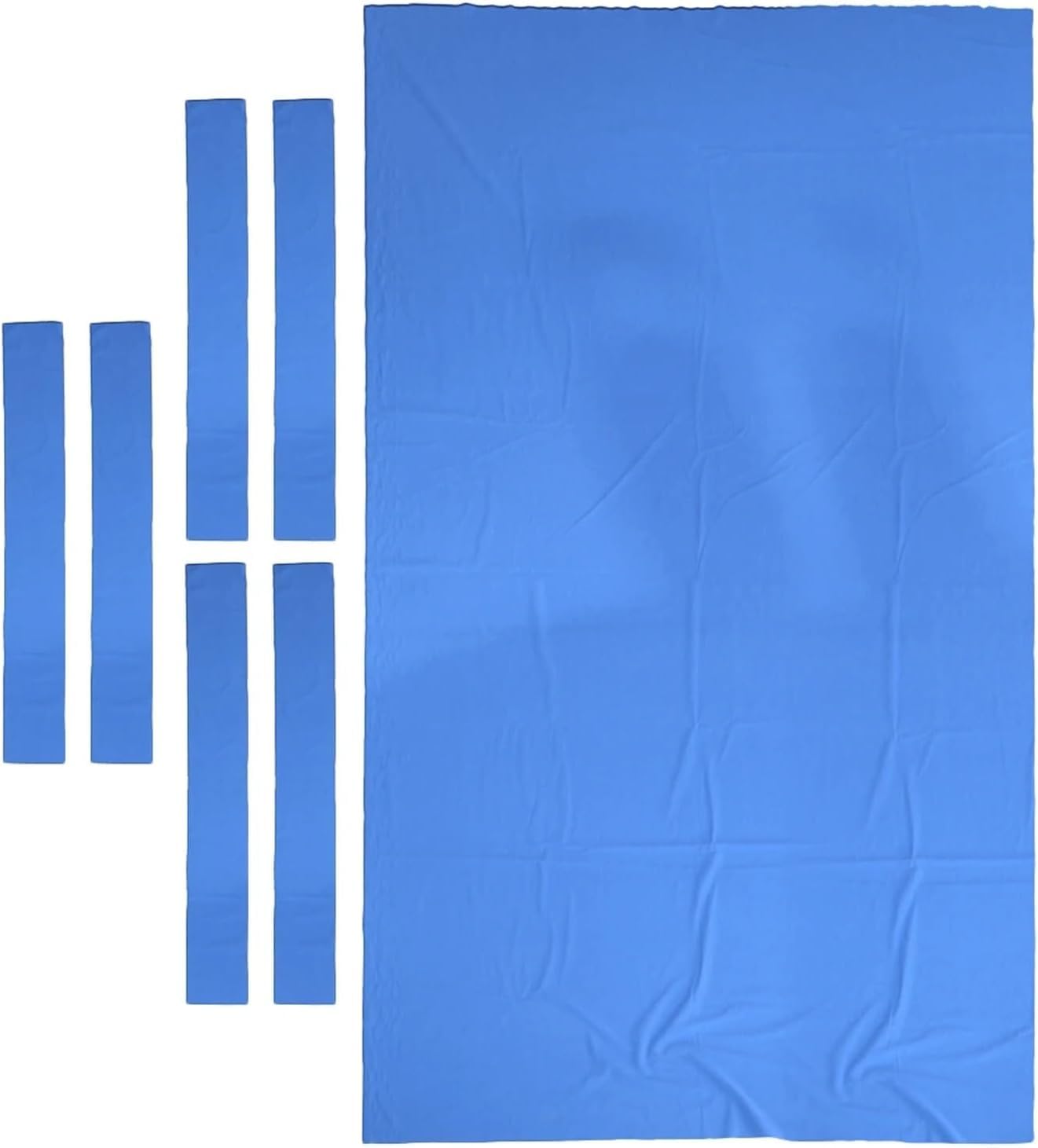 k3Mq9Rw Billiards velvet Professional-grade Snooker Tables, Cloth And Accessories(Blue)