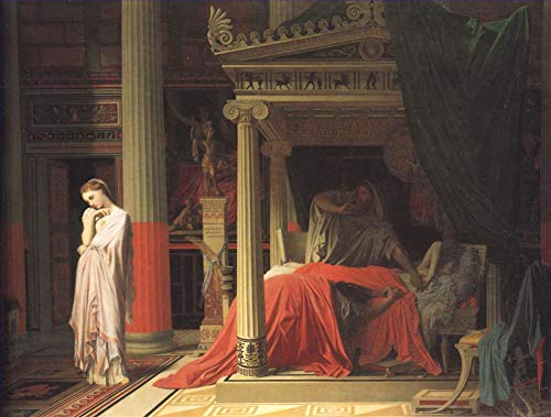 Peintures sur toile de maître Antiochus et Stratonice de Jean Auguste Dominique Ingres réplique