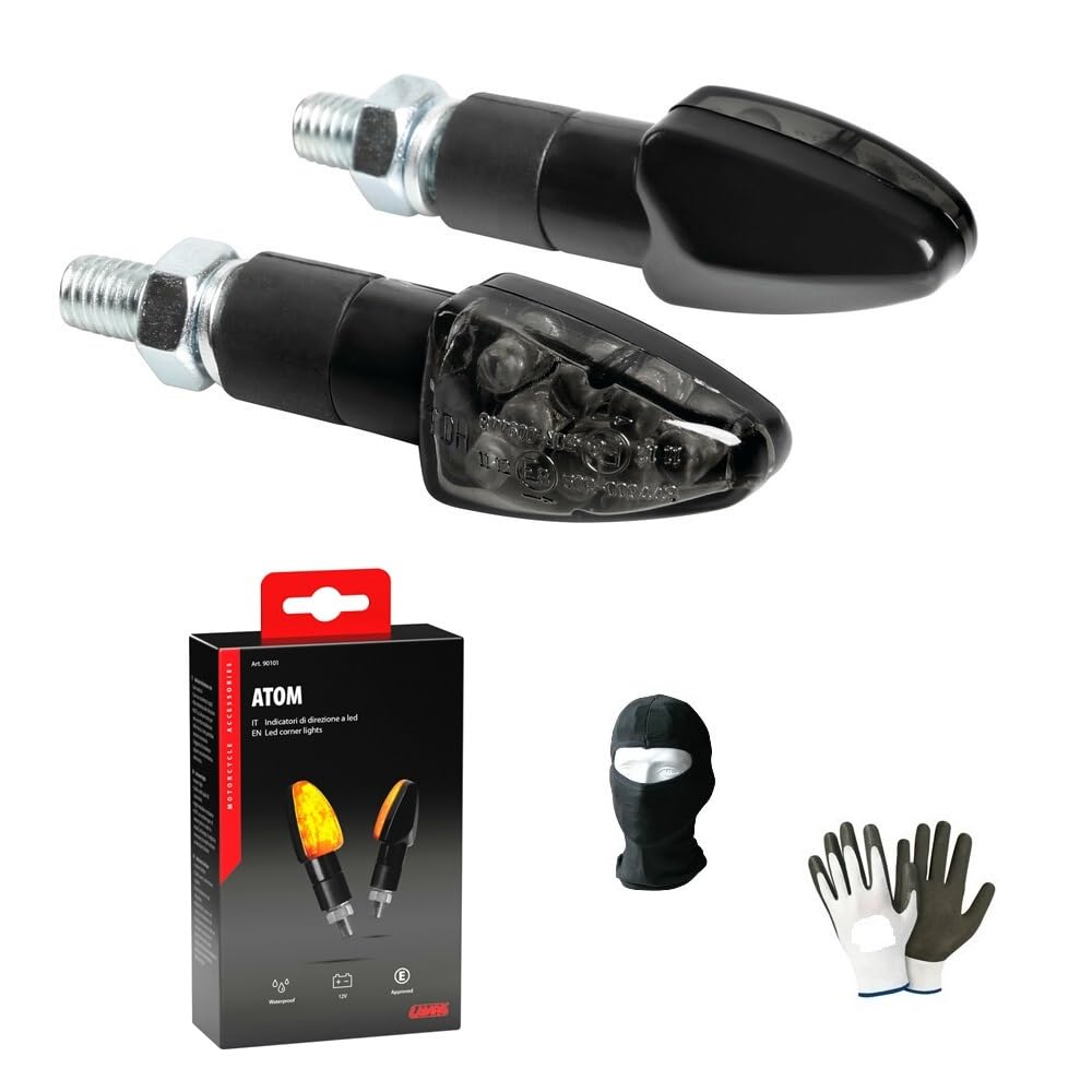 Paire De Mini Clignotants Moto V PARTS Blade Court Homologué