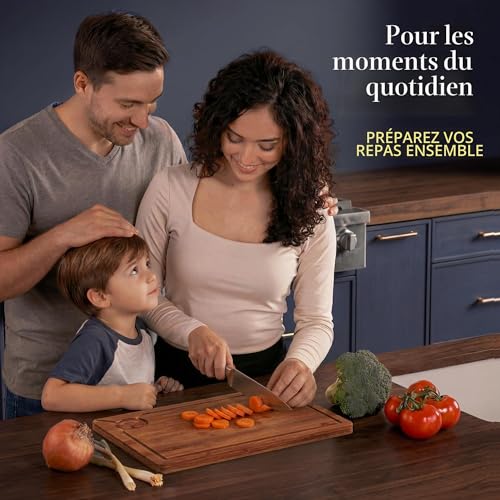 Planche bambou XL carbonisé rainure jus Deer & Oak – Image 5
