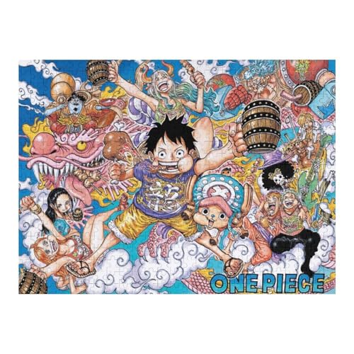 ワンピース ジグソーパズル キャラクター パズル 人気 家族全員のためのスキルゲーム、益智減圧玩具 木製パズル インテリア プレゼント 500ピース