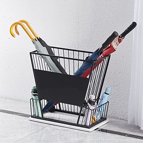 Porte-parapluies de restaurant avec bac à eau pour éviter les sols glissants