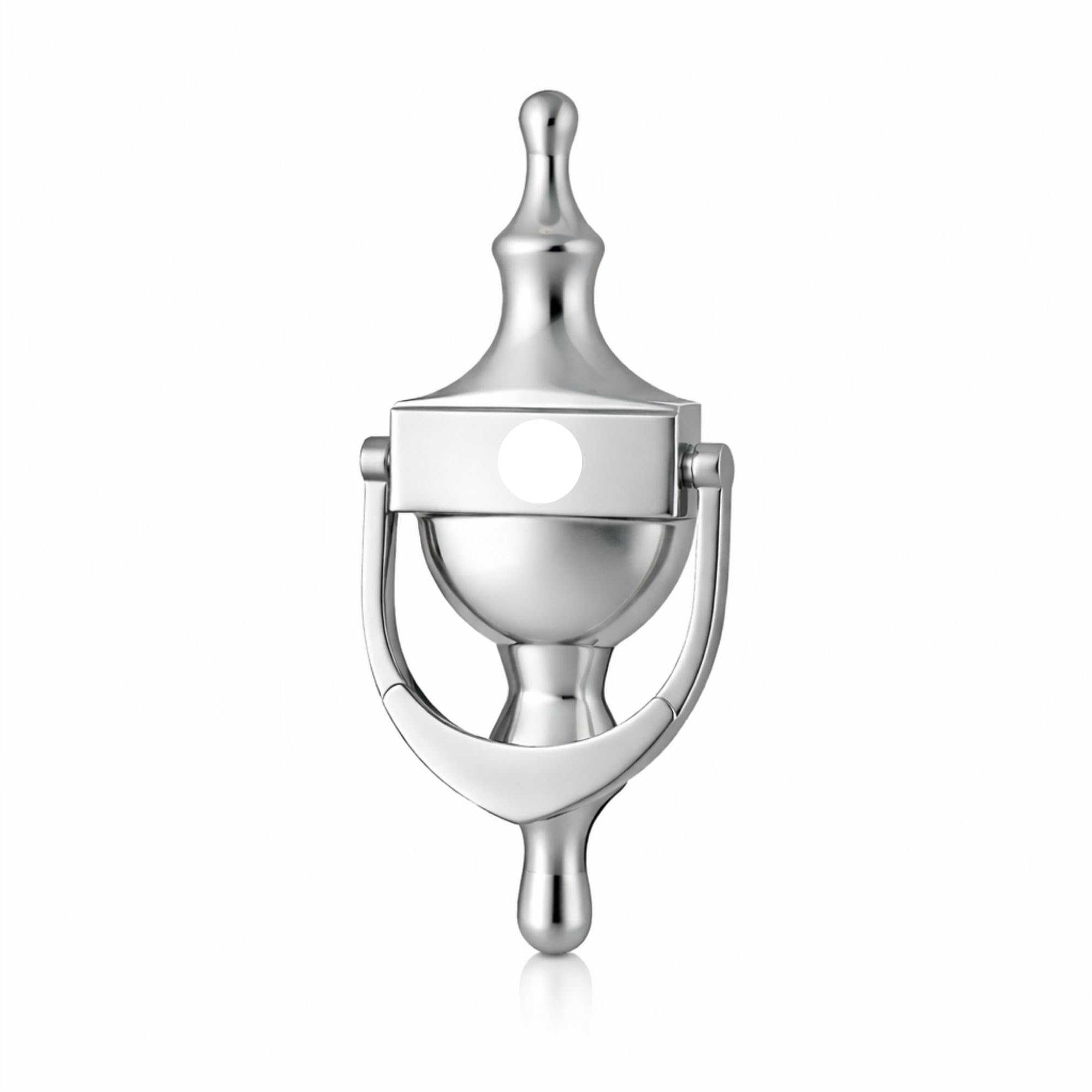 UAP Limited Uap Victorian Urn Door Knocker 6"  Satin Chrome Finish With Bolt Through Fixings from B&Q