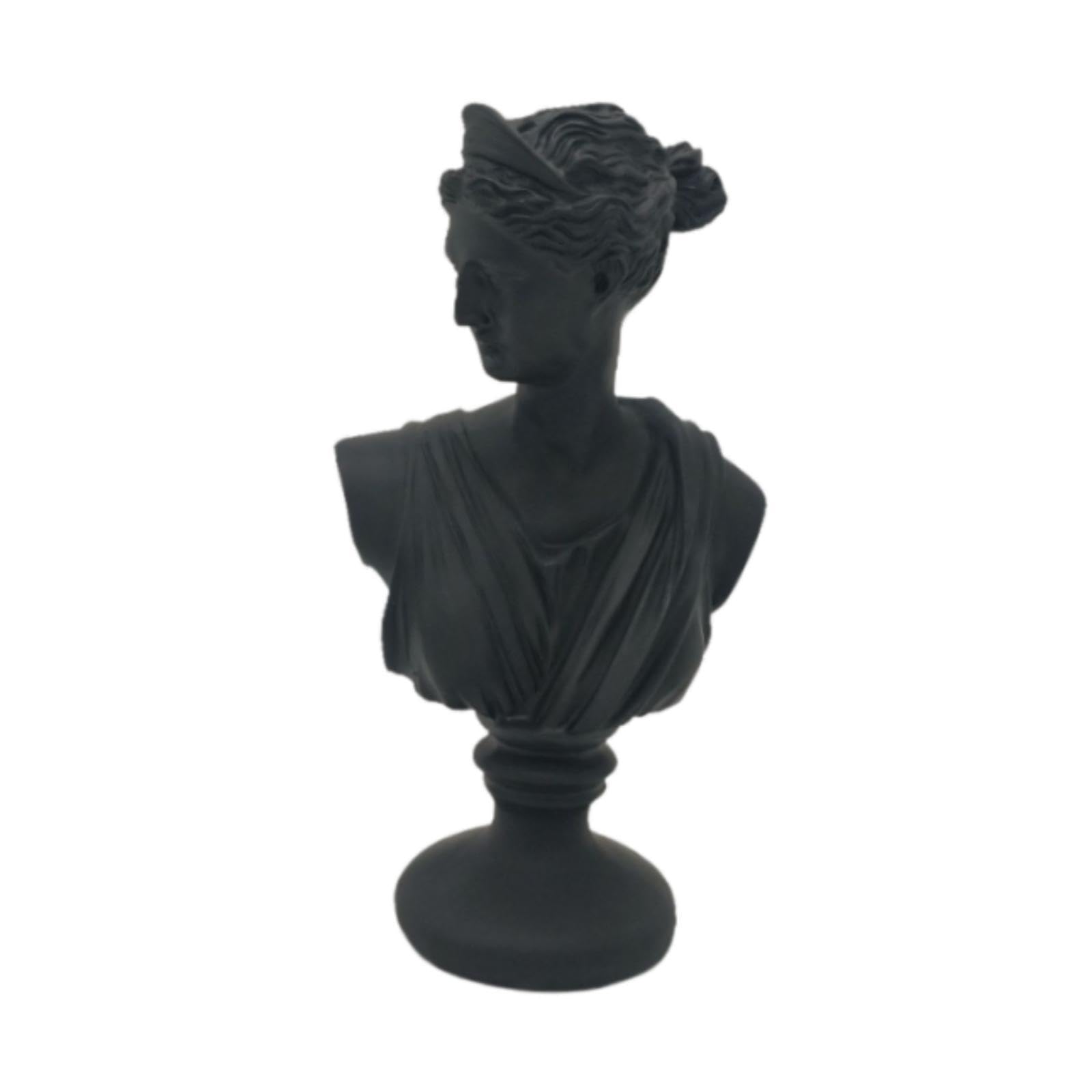 Statua Di Busto Di Dio Greco In Resina Per Decorazione Di,Nero Venere