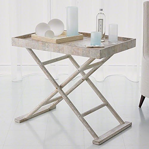 Global Views Driftwood Butler's Tray Table