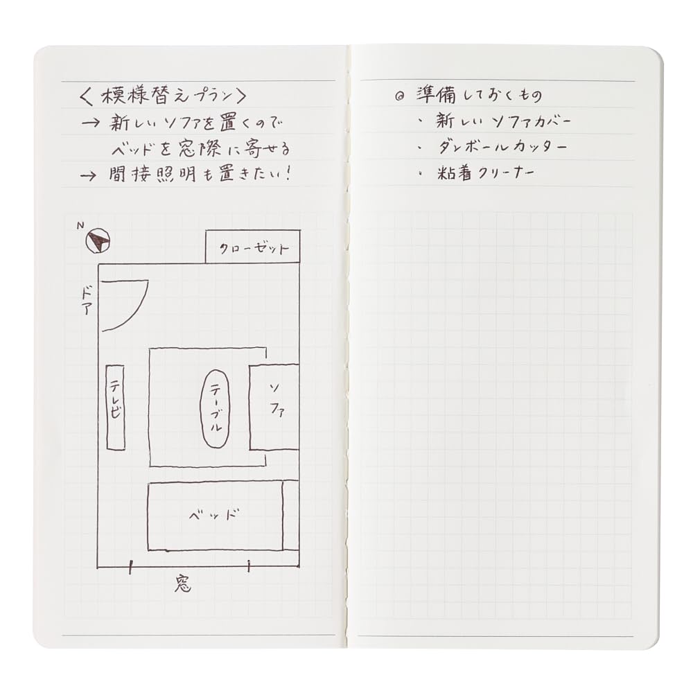 Amazon.co.jp: 能率 プチペイジェム システム手帳 リフィル ミニ6 