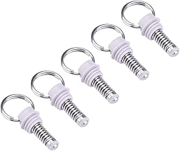 Keg Pressure Relief Valve,5 Pcs Plastic Keg Lid Release Valve, Stainless Steel Corny Cornelius Style Ball Lock Carbonation Keg Lid Pressure Release Valve