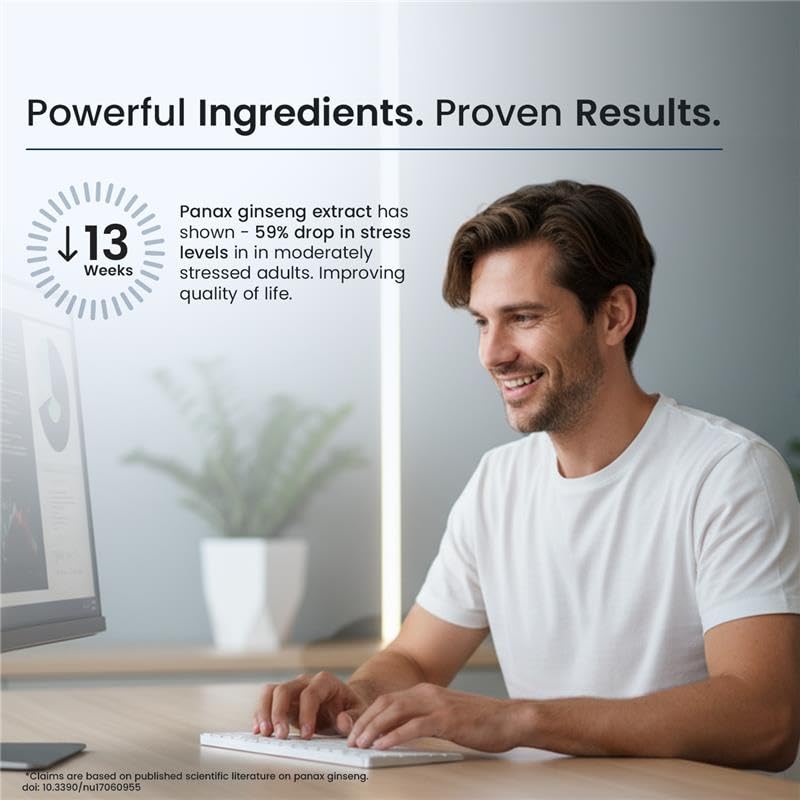 Image of Neuherbs Multivitamin Tablets for Men 60 Count |True Vitamin Men Multivitamin with Ginseng, Vitamin C, B12, D, Magnesium,Iron & Zinc | Supports Sports Performance,Energy, Immunity, Stamina & Heart Health