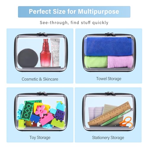 Mini boîtes de rangement plastique et pochette rigide pour petits objets - 5