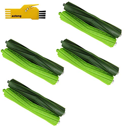 aotengou Pièces de rechange Brosse principale pour iRobot Roomba i7 + 7 E5 E6 E7 Robot Aspirateur Accessoire Kit 4 Ensembles