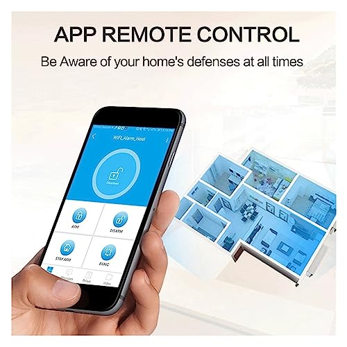 Système d'alarme WiFi GSM sans fil maison avec carte RFID - Couleur L
