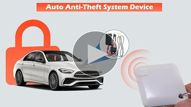 ハンドルロック　Vehicle Security System 46-1502 CHADWICK Car Immobilizer Anti-Theft Alarm System, M506