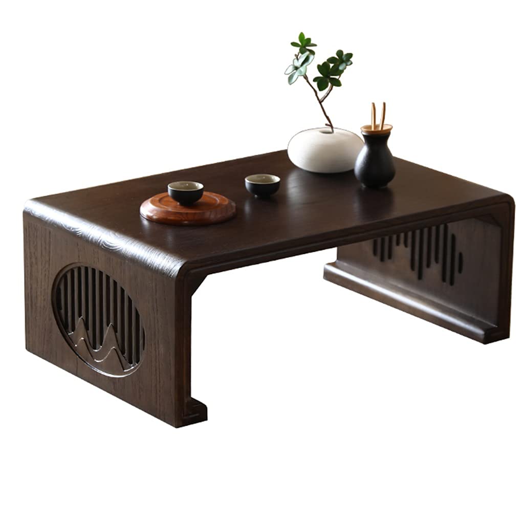 Salon z niską kawą, balkonem, drewnianą kawiarką i gabinetem na laptopa (kolor: C, wymiary: 70x45x30 cm)
