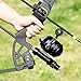 SOPOGER Bowfishing Reel Combos Kit - Bow Fishing Reel for Adult Spincast Reel & Reel Mount Seat Smooth Powerful Fishing Gear for Recurve Compound Bowfishing and Slingshot Fishing (Black)
