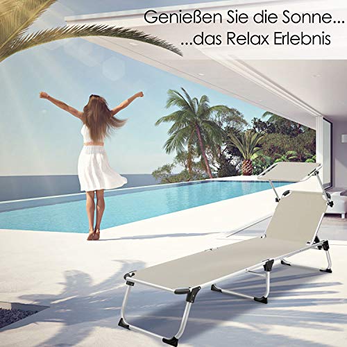 Kesser® Lettino da sole SUN con tettuccio