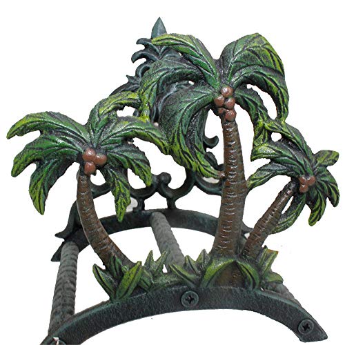 Lisansang Hose Rack Garden and Courtyard Wall-mounted Hose Butler Water Pipe Bracket Hanger Antique Wall Garden Hose Storage (Color : Green, Size : 16x13.3x18.1cm)