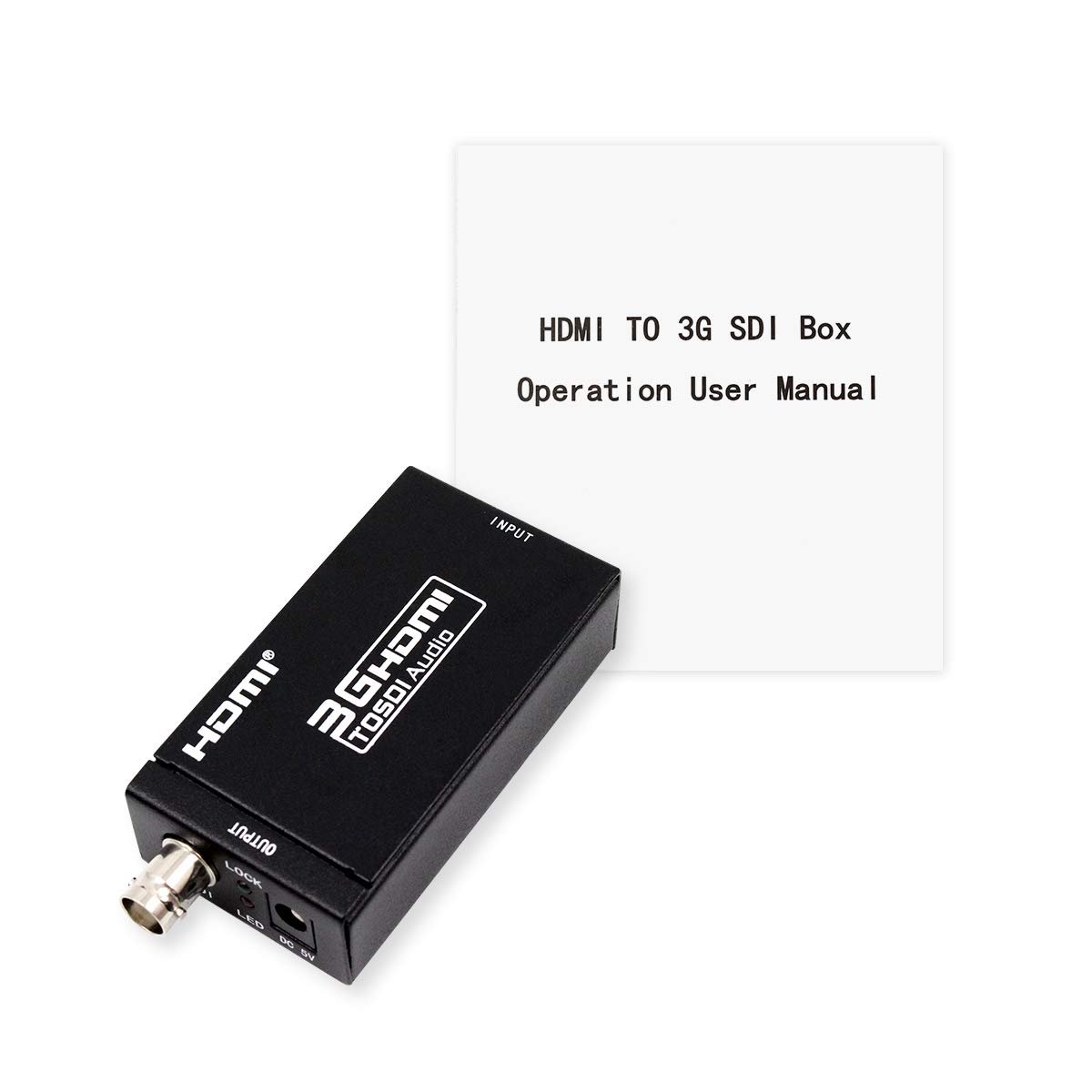 HDMI Zu SDI Konverter – Unterstützt 1080P, 3G-SDI, Bis 100 M Übertragung, Für Kamera & Heimkino