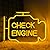 Check Engine Light Neon Signs for Wall Decor, LED Garage Neon Signs Wall Art Gifts for Dad, USB Powered for Man Cave Auto Repair Shop Workshop Party Birthday Gift(15.7x11.8in)