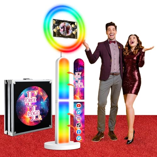 Cabine fotográfica portátil compatível com qualquer logotipo lPad...