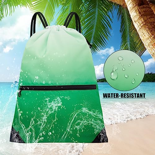 Image of HOLYLUCK Drawstring Backpack Bag Sport Gym Sackpack
