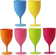YARNOW 6 Pçs Cálice De Páscoa Copos De Beber Copos De Casamento Copos De Martini Copos De Martini Festa De Páscoa Decoração De Chá De Panela Suprimentos De Festa Cálice Colorido Festival