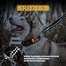 OneTigris Hundeleine 152cm-188cm, Bungee Jumping Design Leine Hund mit Tiger Zahn Metallclip und 2 Weiche Polsterung, Reflektierend Nylon Hundeleine Geeignet für Mittlere Große Hunde Schwarz