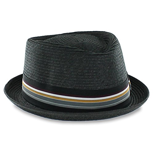 Image of Striped Jazz Summer Straw Black Large