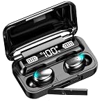 Bluetooth Wireless Headphones,TWS F9 with Noise canceling Earbuds with Mic HiFi Stereo Waterproof Sports Headset for Cell Phones and pc Sound and with 50 hrs Playtime | Nowalshop