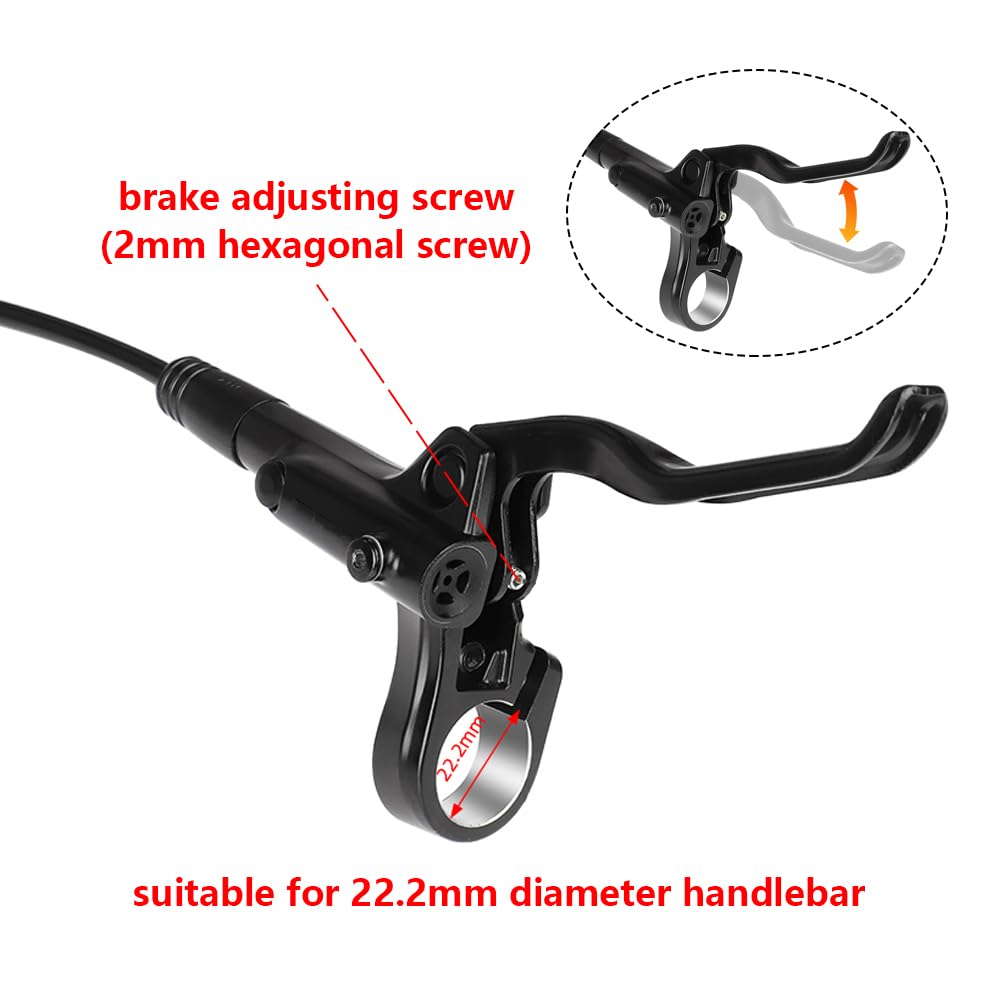 Amazon.co.jp: Cyclon MT200 MTB 油圧ディスクブレーキセット、左