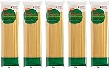 tegut... Italienische Nudeln Spaghetti al bronzo (Teigware aus 100 Prozent Hartweizengrieß, Qualität al dente, Spezialität aus Italien) 500 g Pasta (5er pack)