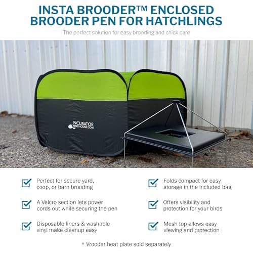 Insta Brooder Stylo couveuse fermée à régulation thermique pour hatchlings - 5