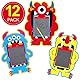 Baker Ross AX603 Monster-Bande, Magische Platten, 12 Stück Kratz-Zeichenbretter für Kinder, Partytüten und kleines Spielzeug für Kinder, AX293