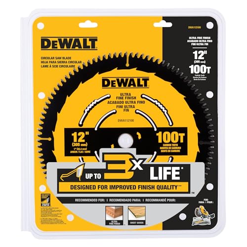 DEWALT DWA112100 12-Inch 100T Blade