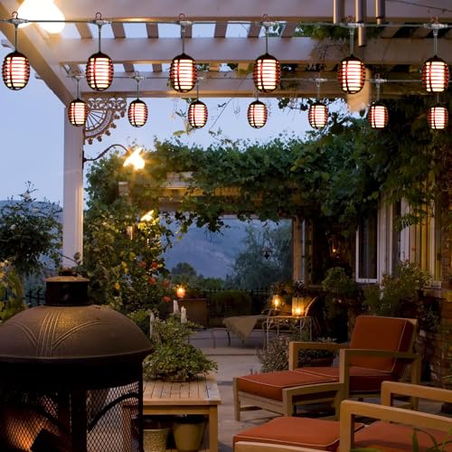 Luces solares para exterior, 30 pies, 15 LED miniatura 2