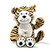 Produktbild Steiff Toni Tiger 30 cm, Soft Cuddly Friends, Kuscheltier Tiger, Granulatsäckchen in Gesäß, Arme und Beine, flauschiges Stofftier zum Spielen und Kuscheln, Dschungel Wildtier Plüschtier