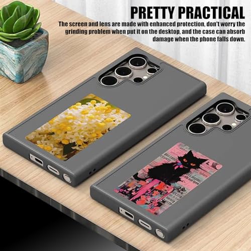 Étui de téléphone intelligent E Inks anti-choc pour numérisation S24 Ultra