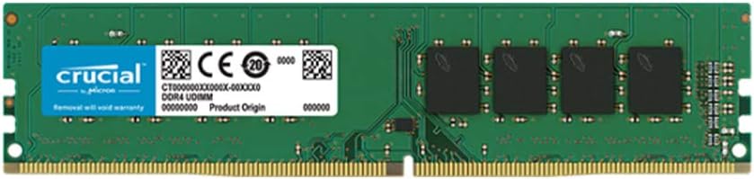 Crucial Basics 8GB DDR4 1.2v 2666Mhz CL19 UDIMM RAM Memory Module for Desktop, Green