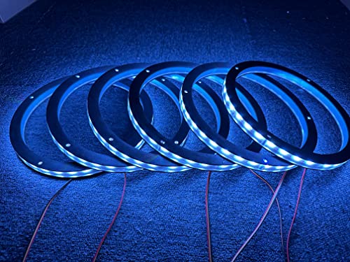 Kit de luces LED decorativas para parlantes de auto de 8 pulgadas (6 piezas) miniatura 6