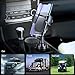 TOPGO Car Phone Mount, Cup Phone Holder for Car [Secure & Stable] Cup Phone Holder Cell Phone Automobile Cradle for iPhone 16 and More Smart Phone -Black