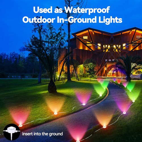 Takilar Smart Outdoor Christmas Lights, 36 LED, 54 Scene Modes, IP68 Waterproof, Compatible with Alexa & Google Assistant (52 Ft) - Image 6