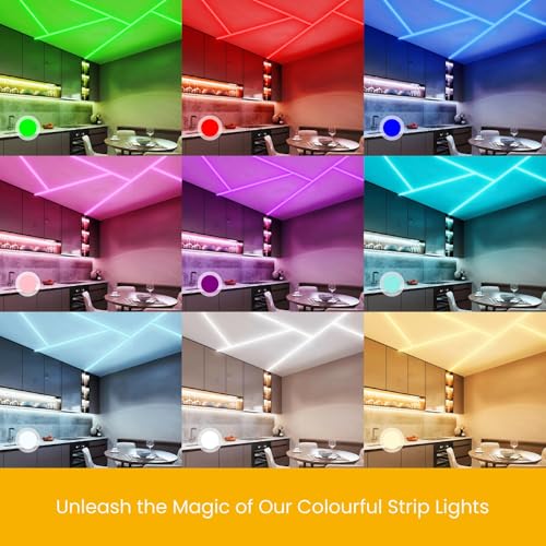 Image of wipro Garnet 50 mtr LED Strip Light| 96 LEDs /mtr |Red | IP65-Waterproof |Flexible Rope Light for Outdoor /Indoor Decoration for Diwali, Christmas|Strip for Balcony, False Ceiling|Pack of 1